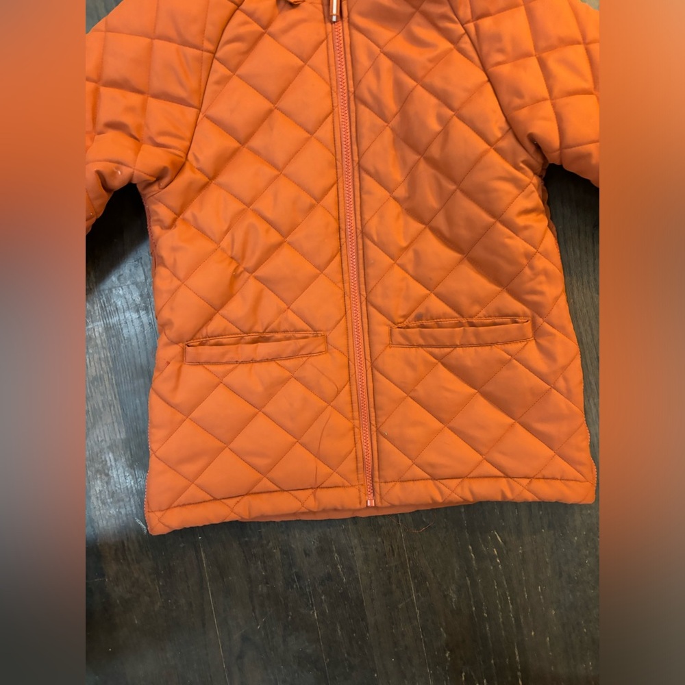 Adaptive Clothing-Cat and Jack XL Kids Orange Jacket - Picture 4 of 8